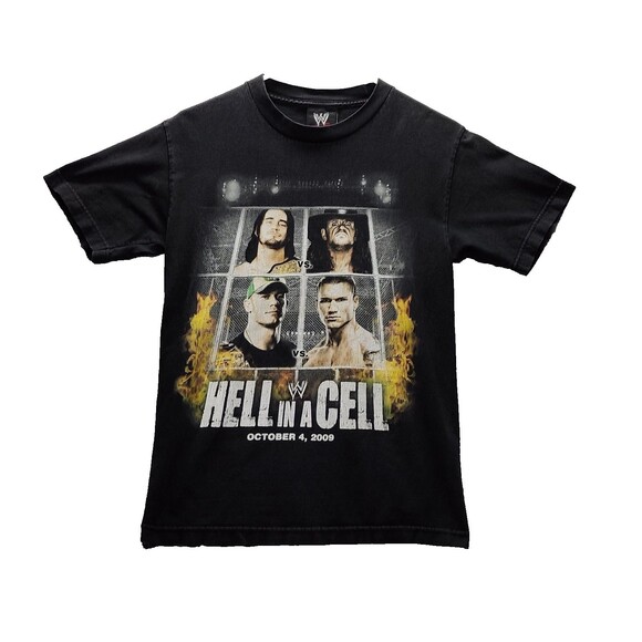 WWE Hell in a Cell 2009 PPV T-Shirt Size Small  feat. CM Punk & Cody Rhodes - Picture 9 of 10